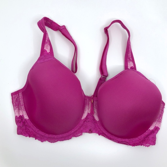 Wacoal Basic Benefits Bra #853290 Underwire Contour PINK Size 32D. - Picture 1 of 4